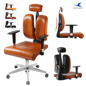 Silla de Oficina Ergonómica con Reposabrazos Ajustables y Diseño de Respaldo Doble para Uso en el Hogar y la Oficina - Product Image 3