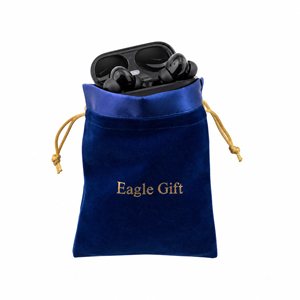 Sac à cordon en velours personnalisé avec logo imprimé, personnalisable pour cadeaux et artisanat, vente en gros - Product Image 4