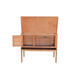 High quality Outdoor Waterproof wooden Rabbit Hutch ,China bulk pet supplies