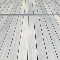 Planches de terrasse extérieures en WPC co-extrudé pour aménagement paysager