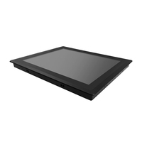 15 pulgadas TFT 1024*768 pantalla LCD panel frontal IP65 montaje en pared impermeable monitor táctil capacitivo industrial
