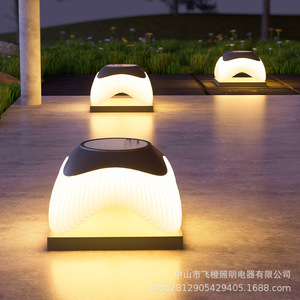 Lámpara Solar de Poste para Exteriores, Impermeable, LED, para Jardín, Villa, Puerta, Valla, Columna - Product Image 2