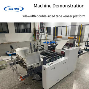 Máquina de plataforma adhesiva de doble cara de formato completo Nantong, semiautomática, para encolado de cartón, impresión monocromática - Product Image 4