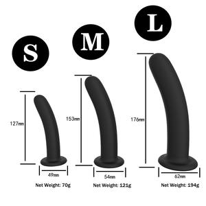 Orissi morbido Silicone anale Plug massaggiatore simulato pene adulto <span class=keywords><strong>Sex</strong></span> Toy con ventosa lesbica usura Dildo stimolare anale - Product Image 3