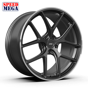 ล้อแม็กซ์ Speed Mega Gunmetal 10 ก้าน ขอบขัดเงา ดีไซน์ Y Split ขนาด 18 19 นิ้ว - Product Image 1