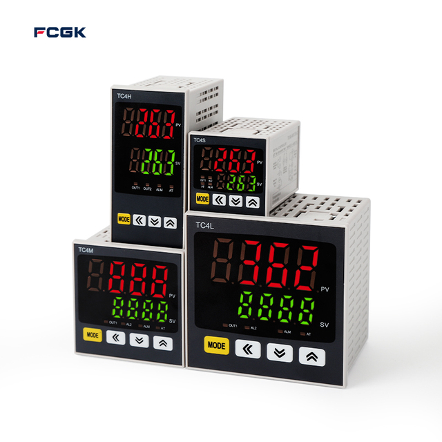 FCGK TC4S 48x48 PID Temperature Controller Heater Smart LCD Display Customizable OEM/ODM 100-240V AC Relay/SSR Output