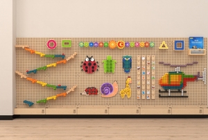 Panneau <span class=keywords><strong>de</strong></span> jeu interactif pour les enfants parfait pour les terrains <span class=keywords><strong>de</strong></span> <span class=keywords><strong>jeux</strong></span> intérieurs Toddler Floorstand STEM Wall pour le <span class=keywords><strong>centre</strong></span> éducatif <span class=keywords><strong>de</strong></span> la maternelle - Product Image 6