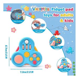 Juego de Juguetes Sensoriales Fidget: Anillos, Piedras Sensoriales y Deslizadores para Mejorar la Concentración en el Aula y Necesidades Especiales, Educación Sensorial - Product Image 6
