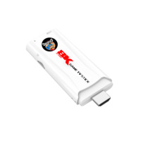 Console de jeu portable X6 PRO Game Stick TV prenant en charge les formats PSP/GB/SFC/FC/GBC/MD/CPS, résolution 8K, sans fil 2,4 GHz, 64 Go de jeux