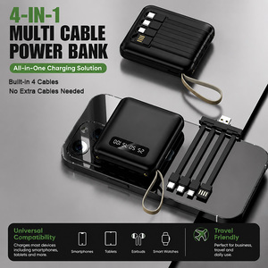 Mini Power Bank da 20000mAh con Display Digitale, Caricabatterie Portatile Esterno per Telefono con 4 Cavi per <span class=keywords><strong>iPhone</strong></span> - Product Image 5