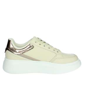 Liu-Jo Donna Sneakers Babol 03 Chaussures à plateforme en cuir beige pour femmes, mode décontractée - Product Image 4