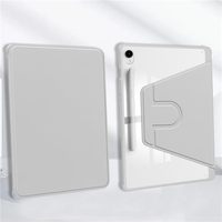 360 support de tablette antichoc rotatif coque arrière transparente pour Samsung Galaxy Tab S11 2025 S10 Lite S10 Fe S9 Fe 10.9''