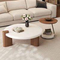 Ensemble de tables basses rondes modernes de haute qualité pour salon, table à thé de luxe, meubles pour la maison