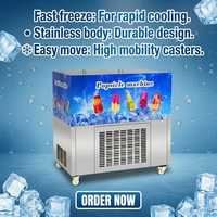 Machine à glaces Prosky en acier inoxydable pour bâtonnets de glace, barres de crème glacée, sucettes glacées et palettes de glace