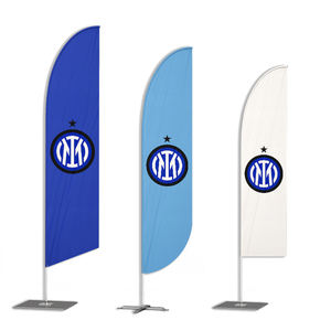 याओयांग 100% पॉलिएस्टर डबल-साइड स्क्रीन प्रिंट विज्ञापन कार वॉश शॉप सिंगल-साइड प्रिंटिंग कार वॉश फेदर फ्लैग - Product Image 3