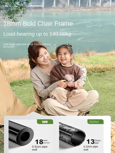 Ghế gấp ngoài trời, ghế mặt trăng lưng cao, ghế cắm trại, ghế thư giãn di động trên bãi biển, ghế dã ngoại, ghế câu cá, - Product Image 3