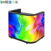 Mesa de Escritorio Portátil con Pantalla LED para Video Wall Interior P1.25 P1.538 P1.86 P2 P2.5, Cabina de DJ para Discoteca y Bar