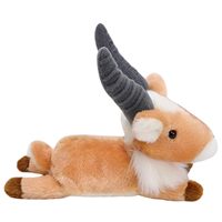 Jouet en peluche doux, forme de gazelle réaliste, accessoire interactif de style animalier pour animaux de compagnie