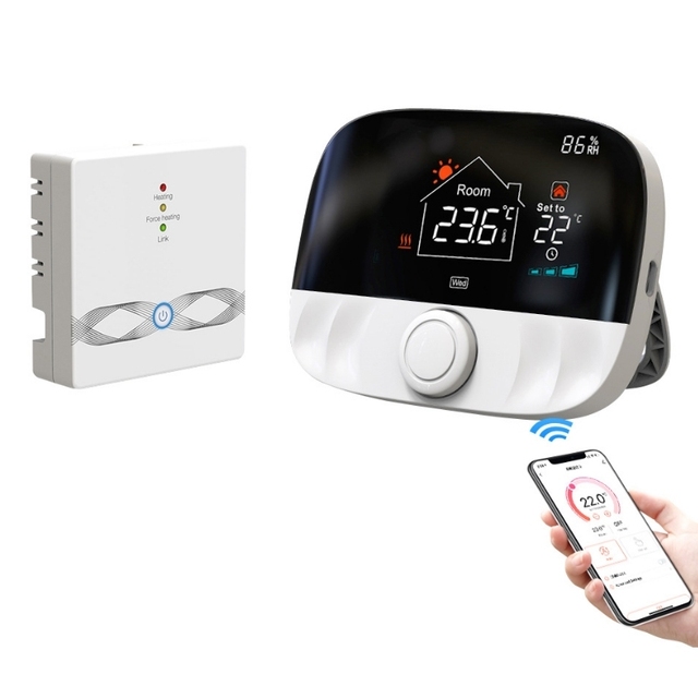 New Arrivals RF Smart Thermostat WiFi Wireless Water Heating Gas Boiler Wifi Thermostat