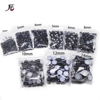 Perles demi-rondes 1.5 2 3 4 5 6 8mm grand paquet coloré bricolage dos plat résine acrylique perles en vrac pour Nail Art décoration de téléphone