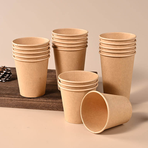 Gobelets en papier jetables de qualité supérieure pour café, thé, crème glacée, vin, boissons gazeuses, eau minérale, boissons chaudes et froides - Product Image 5