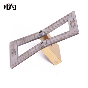 Schwalbenschwanz-Anreißschablone, Holzbearbeitungs-Markierungswerkzeug, Schwalbenschwanz-Messlehre, Schwalbenschwanzverbindungslehre - Product Image 2