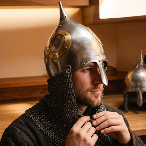 CHk High Quality Handmade Viking Helmet Vintage Medieval Fancy Polished Metal Home Decor Christmas New Thanksgiving Halloween - Product Image 1
