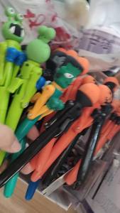 Bolígrafo Divertido con Forma de Bola de Boxeo, Tinta Azul, Creativo, Calabaza, Monstruo, Santa Claus, Muñeco de Nieve, Halloween, Navidad, Papelería, Regalo para Niños - Product Image 6