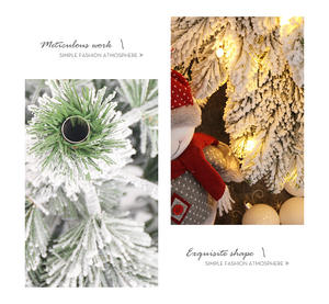 Árbol de <span class=keywords><strong>Navidad</strong></span> Delgado de 1.2-2.4m, Árbol de <span class=keywords><strong>Navidad</strong></span> Delgado y Esbelto Preiluminado con Luces LED para Decoración de Sala de Estar - Product Image 6