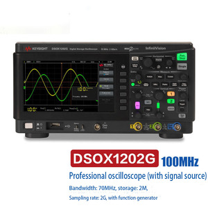 Osciloscopio Keysight DSOX1202G de 100MHz con 2 Canales Analógicos y Generador de Formas de Onda Integrado - Product Image 3
