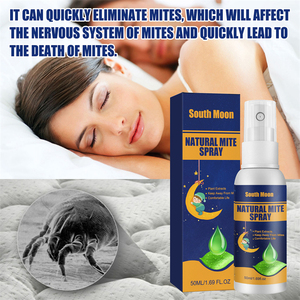 South Moon 50ml <span class=keywords><strong>Spray</strong></span> <span class=keywords><strong>Anti</strong></span>-Acariens Naturel pour Matelas, Canapé, Tapis, Armoire, Nids d'Animaux, Jouets en Peluche – Éliminateur d'Acariens et Tueur de <span class=keywords><strong>Poux</strong></span> Domestiques - Product Image 3
