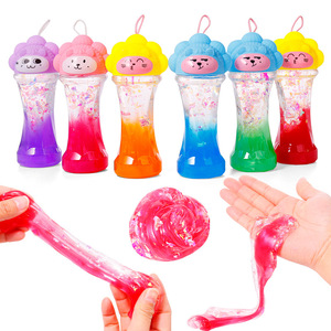 กางเกงเอวกลางสีไล่ระดับมุกน้ำพลาสติกซีน - Product Image 1