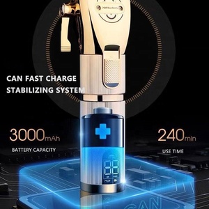 Máquina de Cortar Cabello Eléctrica <span class=keywords><strong>Barberia</strong></span> Gold, Inalámbrica, Recargable por USB - Product Image 5