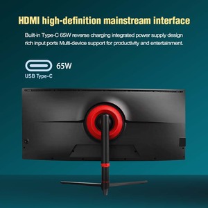 40Inch 5K 5120*2160 Curved 21:9 HDR400 <b>LED</b> Gaming Monitor 120Hz SCREEN Display Built-in <b>Speaker</b> for WITH TYPE-C 8BIT - Product Image 3