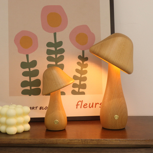 Cute Mushroom Led <strong>Table</strong> Lamp Battery Rechargeable Touch Mushroom Lamp Christmas Night <strong>Light</strong> for Bedroom Decor - Product Image 3
