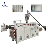 Panneaux muraux en marbre artificiel en PVC, 10 pièces, pour porte et fenêtre, matériel de construction, ligne de Production de profil en PVC
