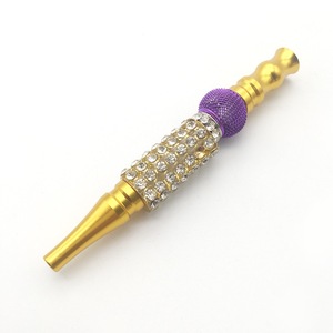 การออกแบบใหม่อุปกรณ์เสริมมอระกู่อาหรับที่ใส่บุหรี่มอระกู่พร้อมปากเป่าโลหะเพชร - Product Image 2