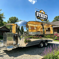 Multifunktionaler Imbisswagen-Anhänger Charcuterie-Food-Trailer Siomai-Restaurant Mobiler Imbisswagen mit Vollständiger Küchenausstattung