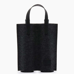 Bolsas de fieltro para vino/vino tinto, paquete de dos, venta al por mayor de fábrica, bolsas para reuniones anuales, bolsas de almacenamiento, se puede añadir logotipo. - Product Image 5