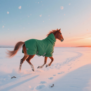 Vente en gros OEM 200-200 Gsm Couverture d'hiver confortable et chaude pour chevaux Couverture de sortie pour écurie - Product Image 6