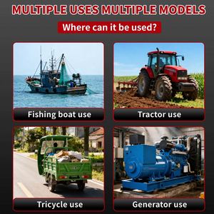 Moteur diesel monocylindre Aokai ZS1100 1,473 L 16,18 kW 4 temps refroidi par eau, norme Euro 3, pour machines agricoles - Product Image 4