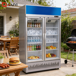 Vetrina Refrigerata Aperta per Bevande, Espositore Refrigerato per Bibite e Soft Drink - Product Image 1