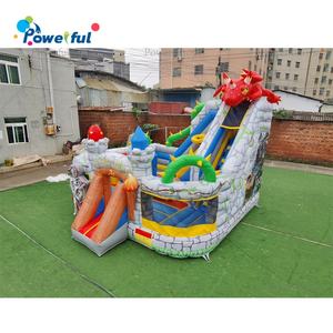 Nouveau Château Gonflable Dinosaure 2026 avec Toboggan pour Location Commerciale Événementielle et Fêtes - Product Image 2