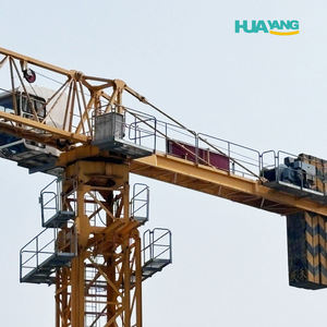 مصنع رافعة برجية مصنع صنع مصنع رافعة برجية مسطحة أعلى طن لبناء سفينة CE إلى دبي الرياض - Product Image 4