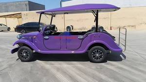 Electric <b>Passenger</b> Car Golf Cart Luxury New Style Vintage Car with 72V 5KW AC System for Scenic Spots - Product Image 4