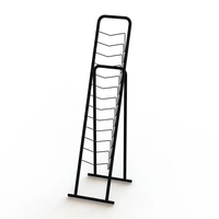 Prix usine Métal Tour Stand Type De Plancher Présentoir pour Quartz Granit Marbre Carreaux Showroom Rack