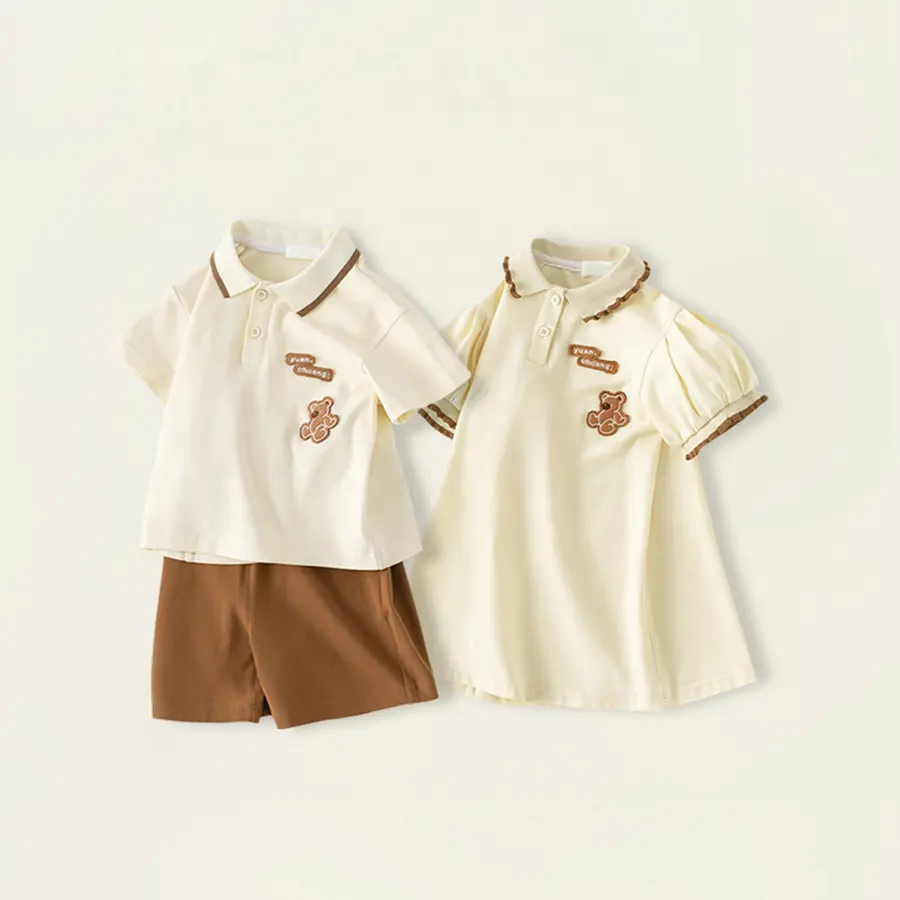 Trẻ Em Quần Áo Bán Buôn Chị Em Anh Em 3 4 5 6 7 8 9 10 Năm Trẻ Em Trang Phục Toddler Cô Gái Dresses Chàng Trai Tracksuit Set