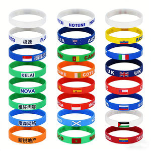 Pulseras de Silicona Lisas Baratas de Fábrica, Pulseras de Goma con Relieve, Pulseras de Silicona con Logotipo Personalizado - Product Image 1