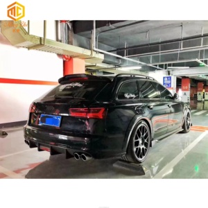 RS6 S6 <span class=keywords><strong>A6</strong></span> <span class=keywords><strong>Allroad</strong></span> Difusor de parachoques trasero de viaje Separador de fibra de carbono para Audi <span class=keywords><strong>A6</strong></span> S6 RS6 <span class=keywords><strong>Allroad</strong></span> 16-18 - Product Image 6