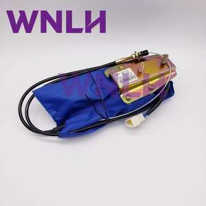 วาล์วหยุดการทำงานของเครื่องยนต์ WNLH รุ่นใหม่ 181900-2270 โซลินอยด์ 24V สาย 3 เส้น สายเคเบิลยาว 1200 มม. วาล์วตัดน้ำมันเชื้อเพลิงสำหรับรถขุด Caterpillar312 มอเตอร์ดับเครื่องยนต์ - Product Image 2
